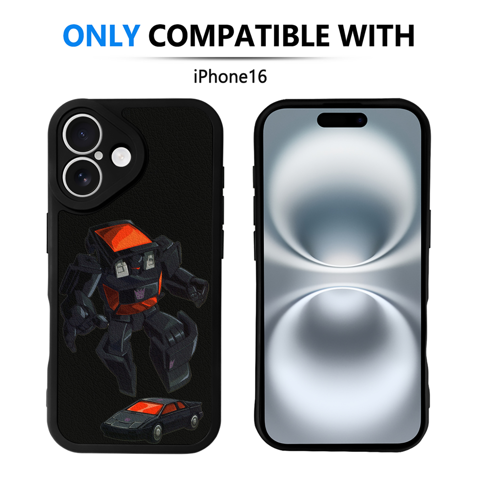 （画像用）  【iPhone 16シリーズ対応】シリコンスマホケース（レザー調） 材質：シリコン